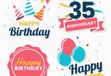 Happy Birthday Banner Eps Happy Birthday Vector Logo for Banner Vector Premium