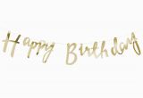 Happy Birthday Banner Font Gold Script Font Happy Birthday Banner Bunting Misty