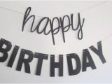 Happy Birthday Banner Font Happy Birthday Banner Contemporary Design Cursive and