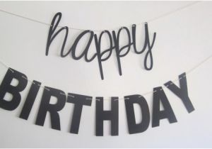 Happy Birthday Banner Font Happy Birthday Banner Contemporary Design Cursive and