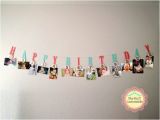 Happy Birthday Banner for 1 Year Old Milestone Photo Banner 1 St Birthday by Perfectlemonade On