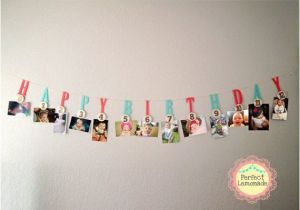 Happy Birthday Banner for 1 Year Old Milestone Photo Banner 1 St Birthday by Perfectlemonade On