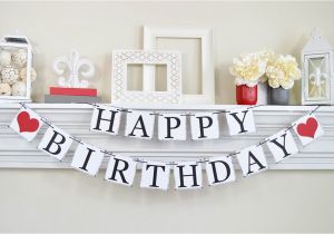 Happy Birthday Banner for Adults Happy Birthday Banner Birthday Sign Adult Birthday Banner