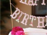 Happy Birthday Banner for Cake Cake Banner Happy Birthday for Bella
