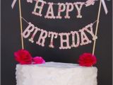 Happy Birthday Banner for Cake Muse Happy and Cake Bunting On Pinterest