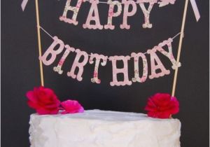 Happy Birthday Banner for Cake Muse Happy and Cake Bunting On Pinterest