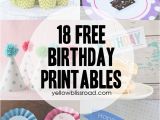 Happy Birthday Banner for Cake Printable 37 Birthday Printables Cakes and A Giveaway