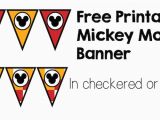 Happy Birthday Banner Free Printable Mickey Mouse Mickey Mouse Banner Free Printable Paper Trail Design