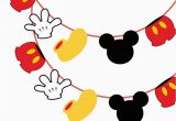 Happy Birthday Banner Free Printable Mickey Mouse Mickey Mouse Banner Magical Printable