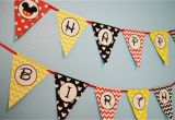 Happy Birthday Banner Free Printable Mickey Mouse Mickey Mouse Party Happy Birthday Banner Mickey Mouse