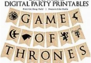 Happy Birthday Banner Game Of Thrones Game Of Thrones Full Alphabet and 7 House Sigils