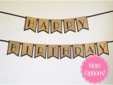 Happy Birthday Banner Gold and Black Happy Birthday Banner Black and Gold by thepaperbowshop On