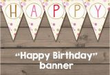 Happy Birthday Banner Gold and Pink Happy Birthday Banner Gold Pink Glitter Confetti Happy