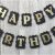 Happy Birthday Banner Gold Happy Birthday Banner Birthday Banner Black and Gold
