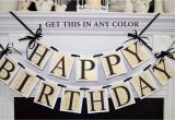 Happy Birthday Banner Gold Printable Happy Birthday Banner Gold Damask Black Gold Birthday