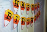 Happy Birthday Banner Halloween Halloween Happy Birthday Banner Halloween or Birthday Party