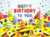 Happy Birthday Banner Hd Photo Happy Birthday Background Illustrations Creative Market