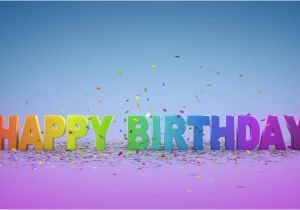 Happy Birthday Banner Hd Stock Video Of Happy Birthday 3d Animation 2752439