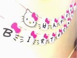 Happy Birthday Banner Hello Kitty Hello Kitty Banner Hello Kitty Birthday by Kelsdynamicparties