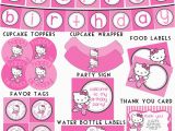 Happy Birthday Banner Hello Kitty Hello Kitty Birthday Free Printable Banner Nisartmacka Com