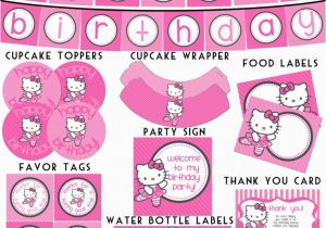 Happy Birthday Banner Hello Kitty Hello Kitty Birthday Free Printable Banner Nisartmacka Com