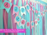 Happy Birthday Banner Homemade Say It Out Loud Adorable Homemade Birthday Banners