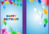 Happy Birthday Banner Images Free Download Confetti with Colored Balloons Birthday Banner Vector Free