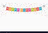 Happy Birthday Banner Images Happy Birthday Banner Birthday Party Flags with Vector Image