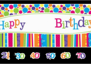 Happy Birthday Banner Images Png 80th Birthday Just Party Supplies Nz