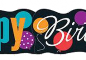 Happy Birthday Banner Images Png Giant Happy Birthday Cheer Banner Just Party Supplies Nz