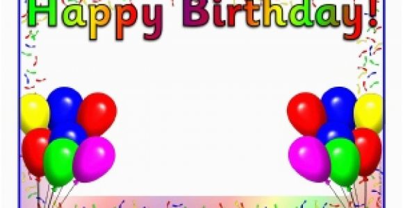 Happy Birthday Banner Images with Name Birthday Board Timeline Display Headings Printable