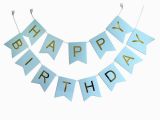 Happy Birthday Banner In Blue Aliexpress Com Online Shopping for Electronics Fashion