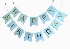 Happy Birthday Banner In Blue Aliexpress Com Online Shopping for Electronics Fashion