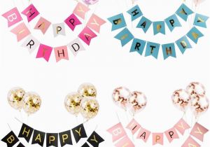 Happy Birthday Banner In Chinese Aliexpress Com Buy Pink Happy Birthday Banner Gold