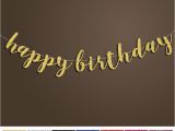 Happy Birthday Banner In Silver Happy Birthday Banner Black Silver Gold Glitter Script