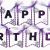 Happy Birthday Banner In Silver Happy Birthday Banner with Lots Of Silver Glitter Snowflakes
