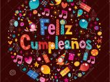 Happy Birthday Banner In Spanish Feliz Cumpleanos Happy Birthday In Spanish Greeting Card