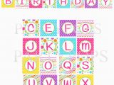 Happy Birthday Banner Individual Letters 7 Best Images Of Happy Birthday Letters Printable Happy