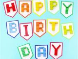 Happy Birthday Banner Individual Letters Free Printable Happy Birthday Banner Letters Printable Pages