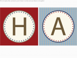 Happy Birthday Banner Individual Letters Sailboat Party Collection and Free Printables A Party