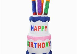 Happy Birthday Banner Inflatable 4 39 Inflatable Lighted Happy Birthday Cake Outdoor