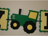Happy Birthday Banner John Lewis Green and Yellow John Deere Tractor Banner Happy Birthday