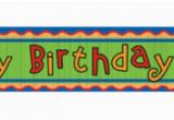Happy Birthday Banner Jungle theme Jungle themed Happy Birthday Wall Banner Roll Made Of