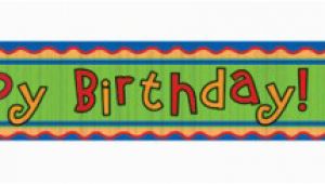 Happy Birthday Banner Jungle theme Jungle themed Happy Birthday Wall Banner Roll Made Of