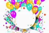 Happy Birthday Banner Layout Happy Birthday Banner Poster Template Royalty Free Vector