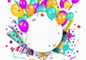 Happy Birthday Banner Layout Happy Birthday Banner Poster Template Royalty Free Vector