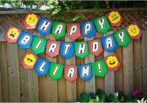 Happy Birthday Banner Lego Lego Birthday Banner Lego Banner Download Print by