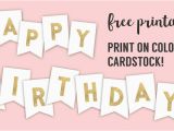 Happy Birthday Banner Letter Template Happy Birthday Banner Printable Template Paper Trail Design
