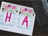 Happy Birthday Banner Letters Printable Free Printable Birthday Banner Six Clever Sisters