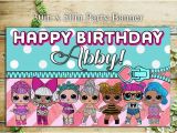 Happy Birthday Banner Lol Lol Dolls Glitter Edition Birthday Banner Backdrop High
